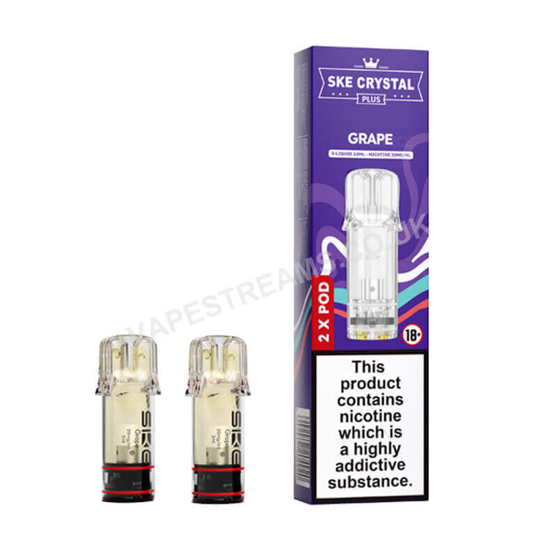 SKE Crystal Plus Grape Prefilled Pod
