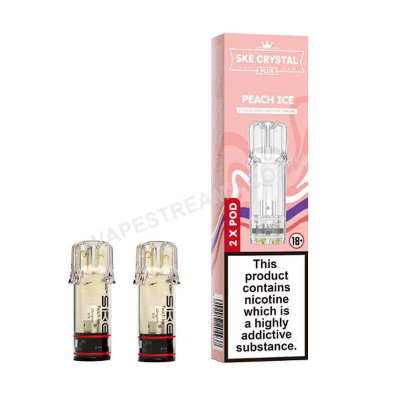 SKE Crystal Plus Peach Ice Prefilled Pod