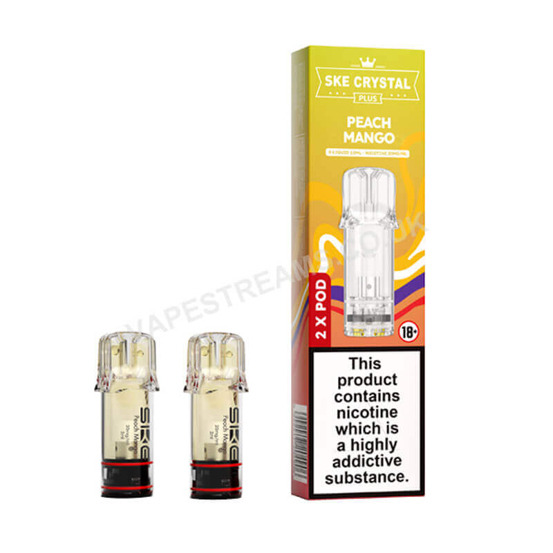 SKE Crystal Plus Peach Mango Prefilled Pod