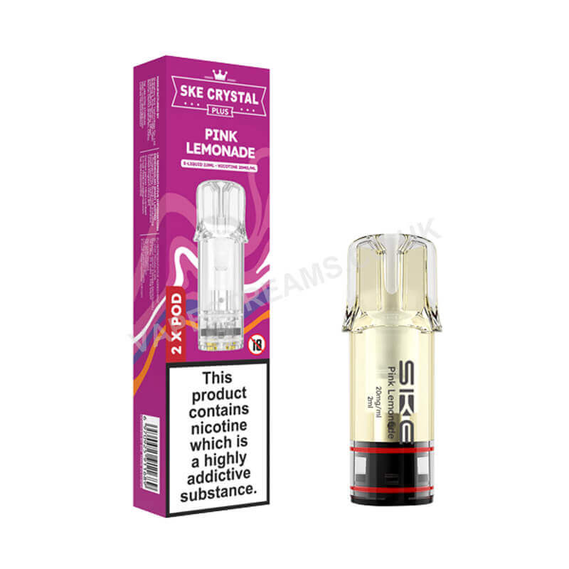 SKE Crystal Plus Pink Lemonade Prefilled Pod
