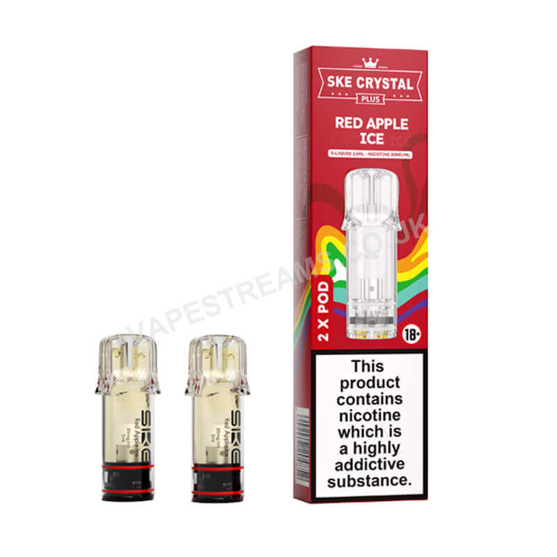 SKE Crystal Plus Red Apple Ice Prefilled Pod