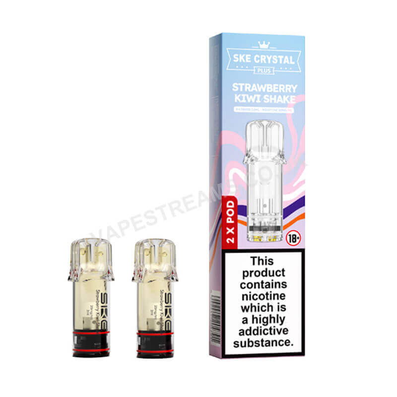 SKE Crystal Plus Strawberry Kiwi Shake Prefilled Pod