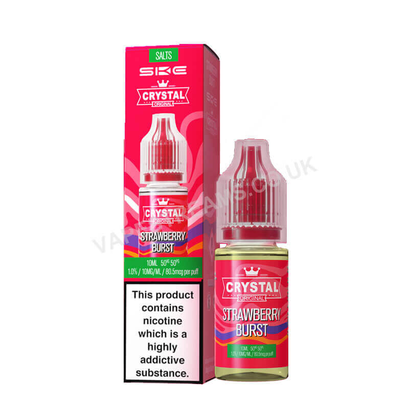SKE Crystal Strawberry Burst Nic Salt E-liquid