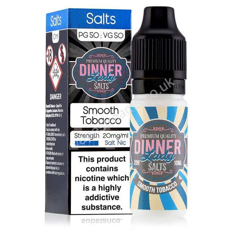 Dinner Lady Smooth Tobacco Nic Salt E-Liquid