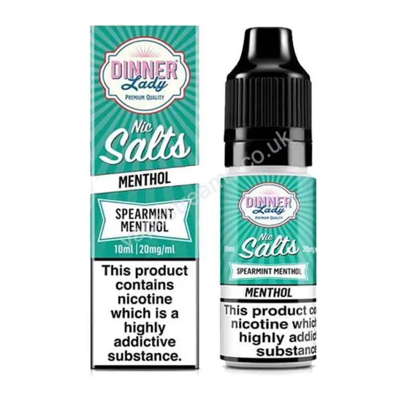 Dinner Lady Spearmint Menthol Nic Salt E-Liquid