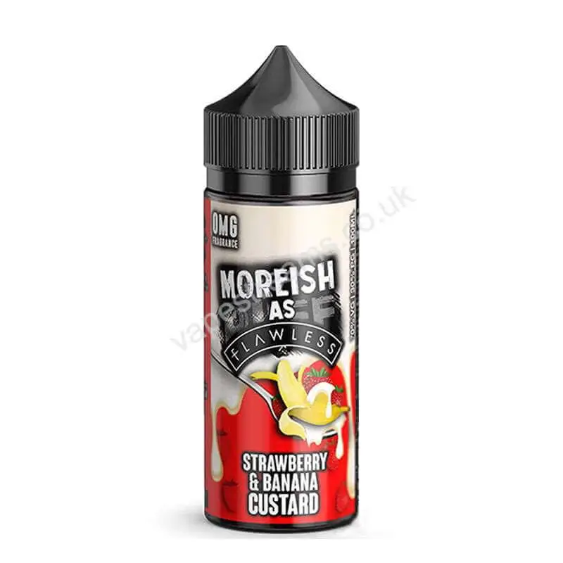 Strawberry &amp; Banana Custard by Moreish as Flawless Short Fill