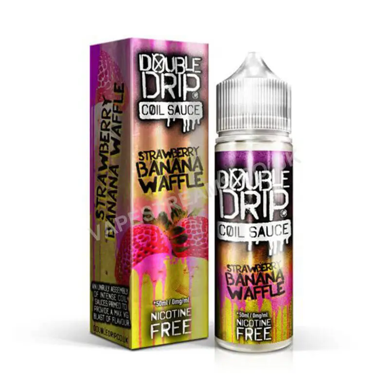 Strawberry &amp; Banana Waffle by Double Drip Short Fill