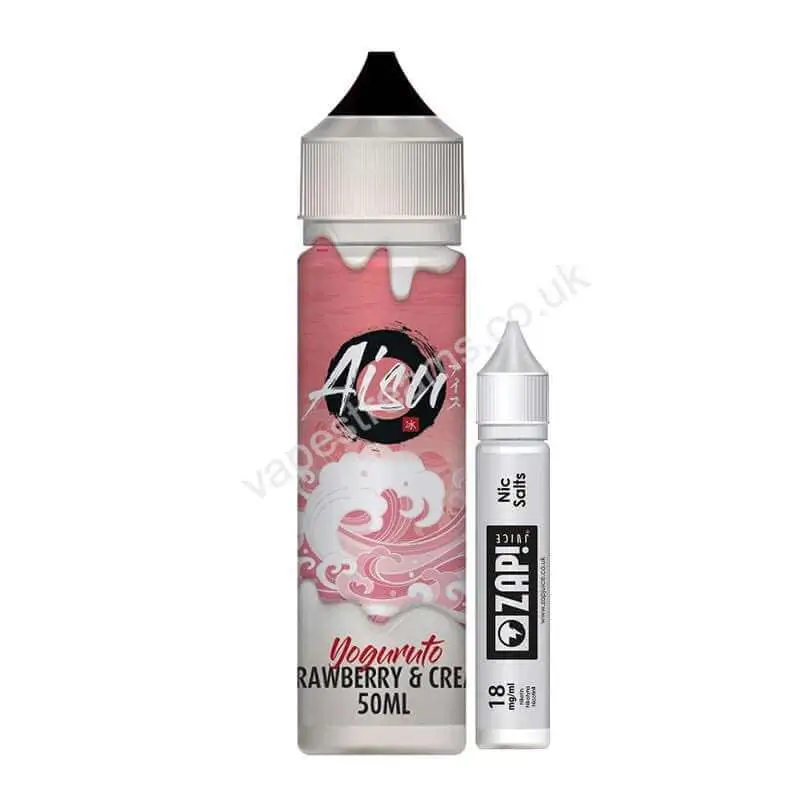 Strawberry &amp; Cream E-Liquid by Aisu Yoguruto
