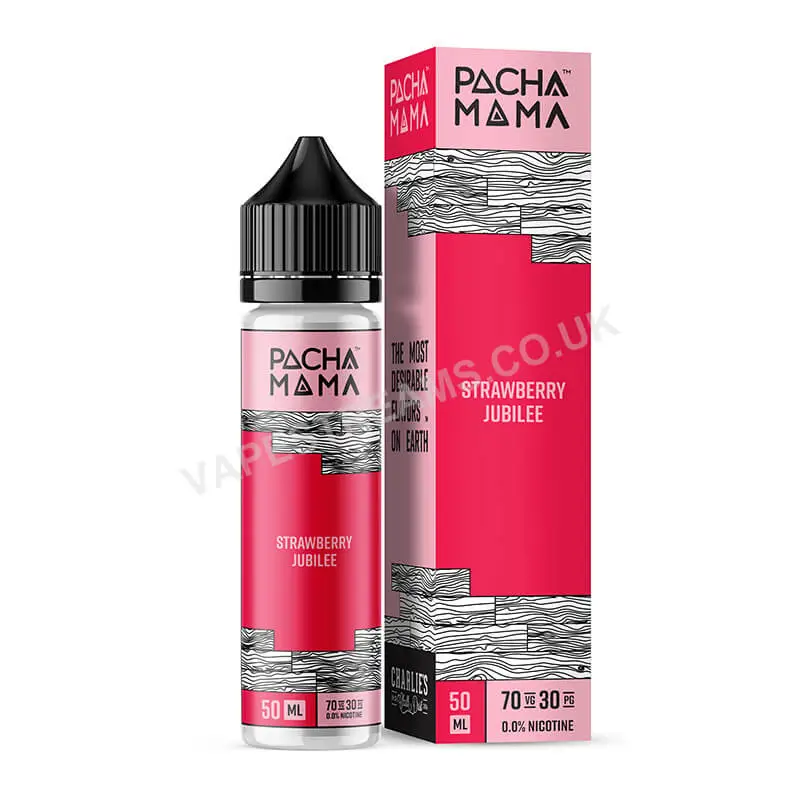 Strawberry Jubilee Ice E-Liquid Shortfill by Pacha Mama Ice
