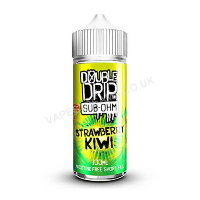 Strawberry Kiwi E-Liquid Shortfill by Double Drip