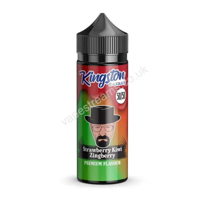 Strawberry Kiwi Zingberry E-Liquid Shortfill by Kingston 50/50