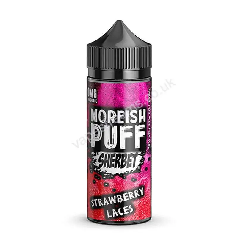 Strawberry Laces by Moreish Puff Sherbet Short Fill