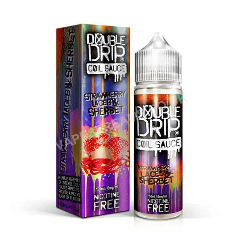 Strawberry Laces &amp; Sherbet by Double Drip Short Fill