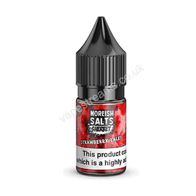 Strawberry Laces Sherbet Nicotine Salt e-Liquid by Moreish Salts