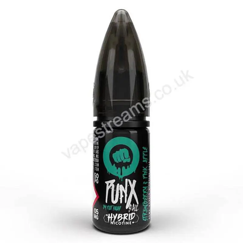 Strawberry &amp; Pink Apple Nic Salt E-Liquid by Riot Squad Punx