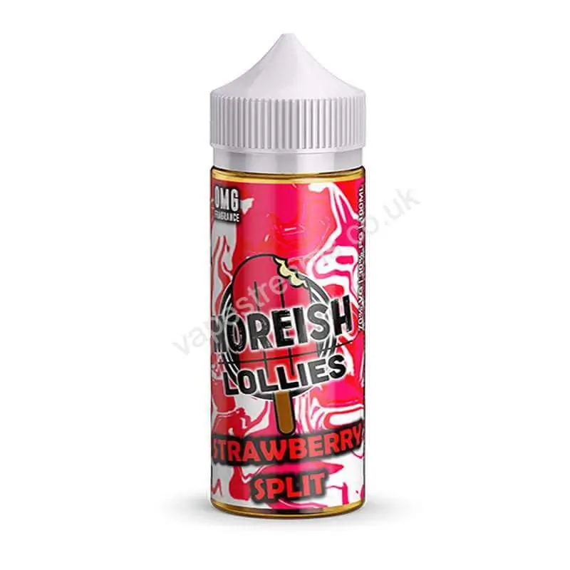 Strawberry Split E-Liquid Shortfill by Moreish Lollies