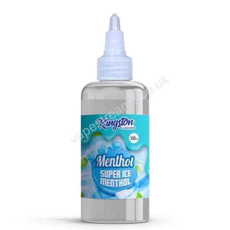 Super Ice Menthol 500ml E-Liquid Shortfill by Kingston
