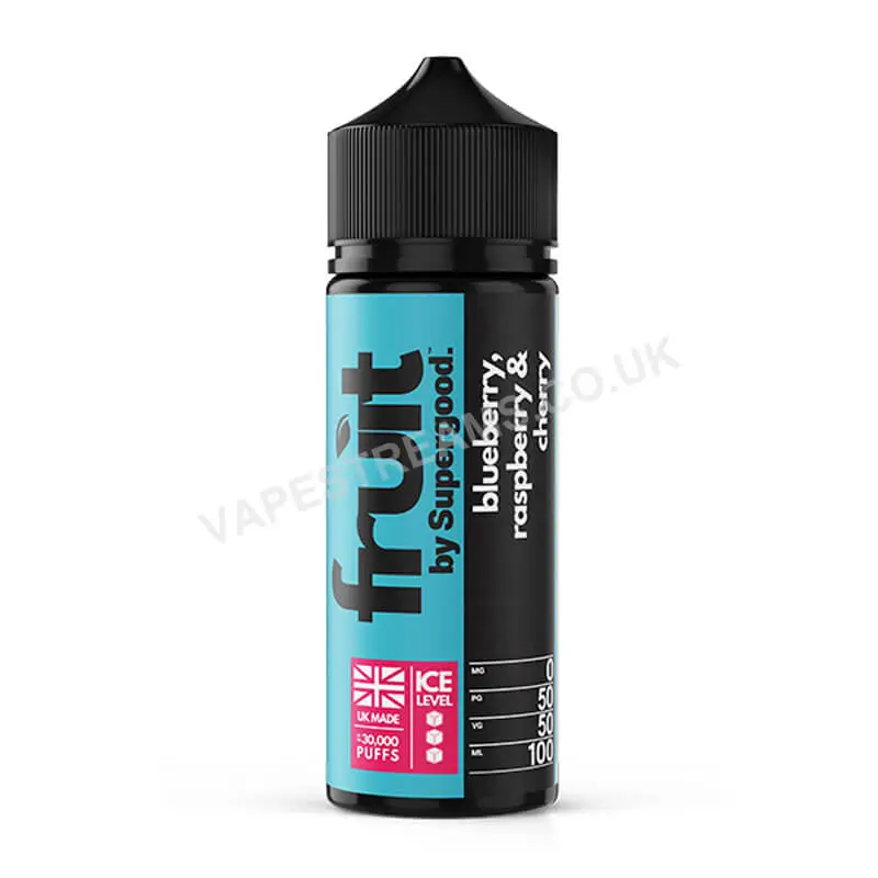Supergood Fruit Blueberry Raspberry &amp; Cherry E-Liquid Shortfill