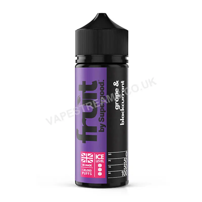 Supergood Fruit Grape &amp; Blackcurrant E-Liquid Shortfill