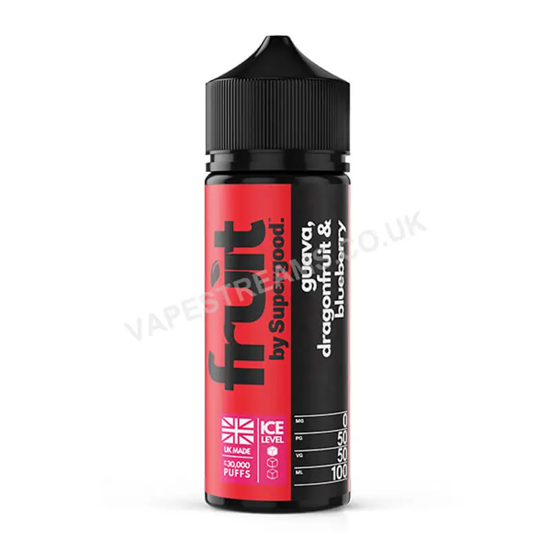 Supergood Fruit Guava Dragonfruit &amp; Blueberry E-Liquid Shortfill