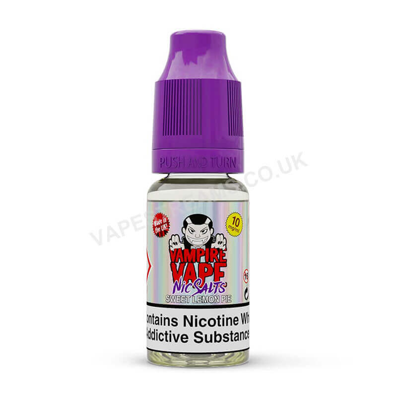 Sweet Lemon Pie Nic Salt E-Liquid by Vampire Vape