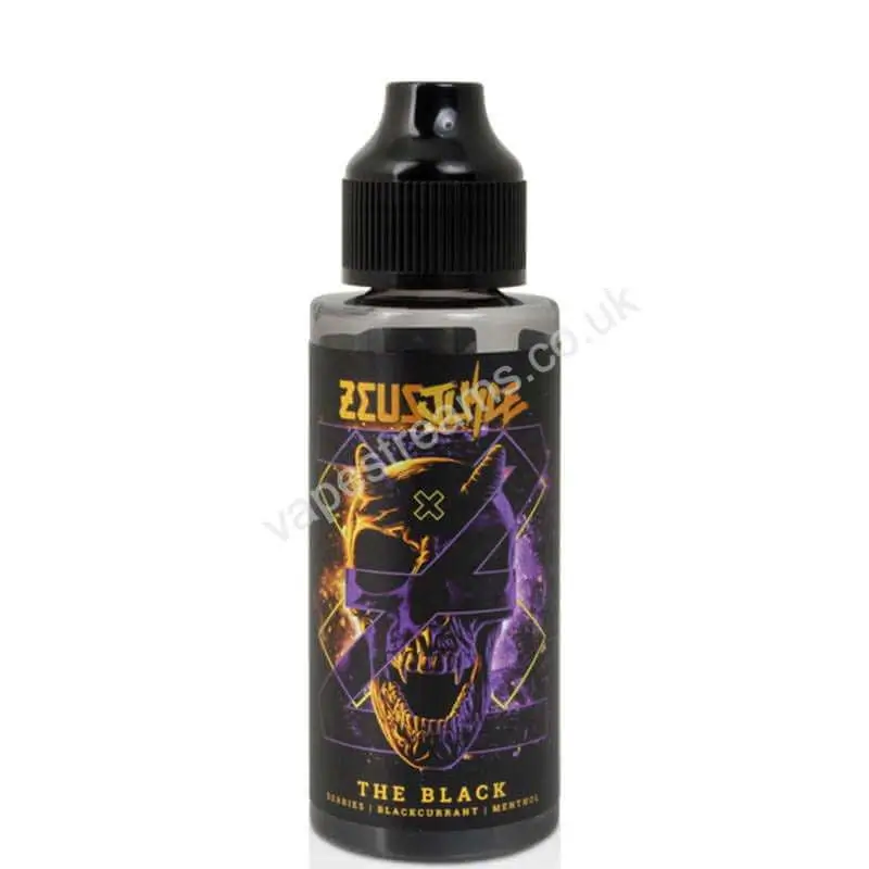 The Black 100ml E-Liquid Shortfill by Zeus Juice