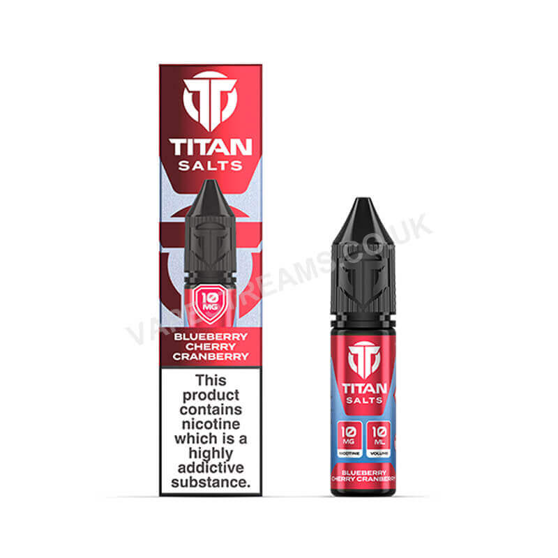 Titan Blueberry Cherry Cranberry Nic Salt E-Liquid