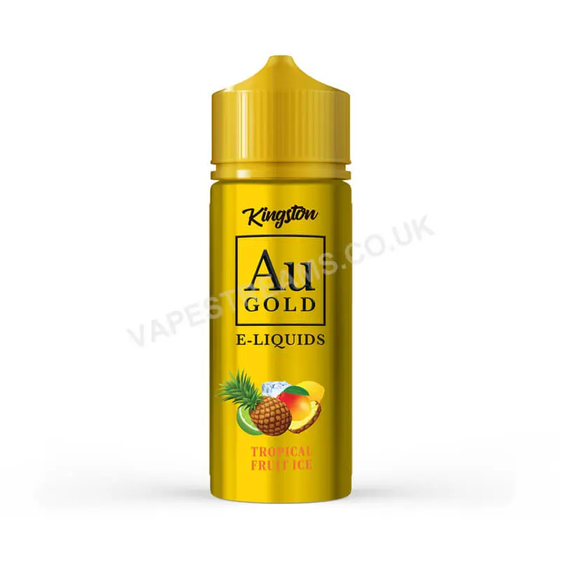 Tropical Fruit Ice E-Liquid Shortfill By Kingston Au Gold