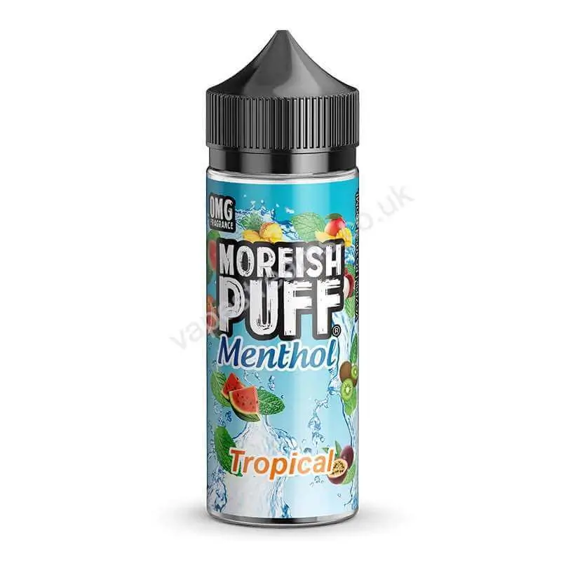 Tropical Menthol E-Liquid Shortfill by Moreish Puff