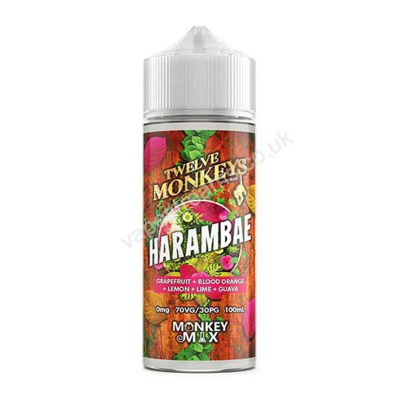 Twelve Monkeys Harambae 100ml E-Liquid Shortfill