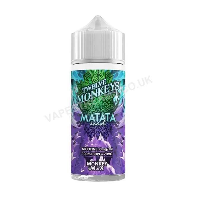 Twelve Monkeys Ice Age Matata Iced 100ml E-Liquid Shortfill