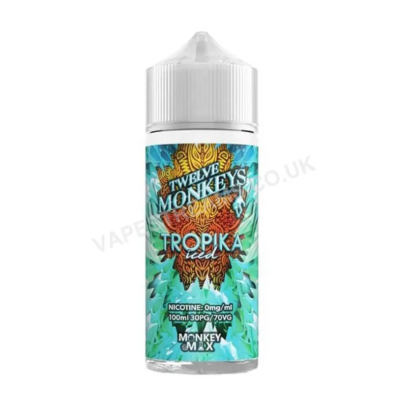 Twelve Monkeys Ice Age Tropika Iced 100ml E-Liquid Shortfill