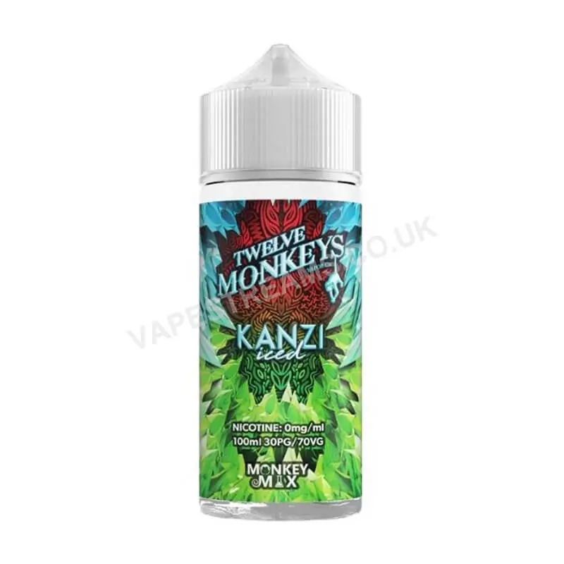 Twelve Monkeys Ice Age Kanzi Iced 100ml E-Liquid Shortfill