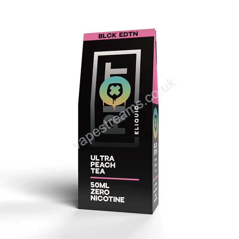 Ultra Peach Tea E-Liquid Shortfill by Riot Squad Black Edition
