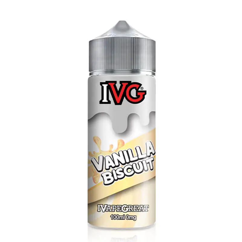 IVG Vanilla Biscuit E-Liquid Shortfill