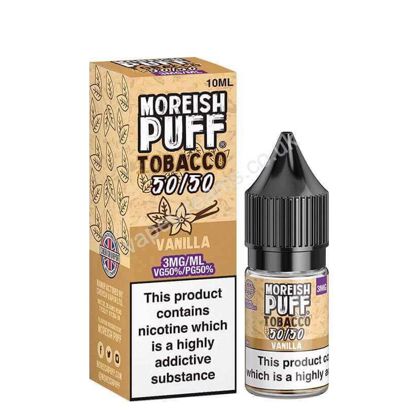 Vanilla E-Liquid by Moreish Puff Tobacco 50/50