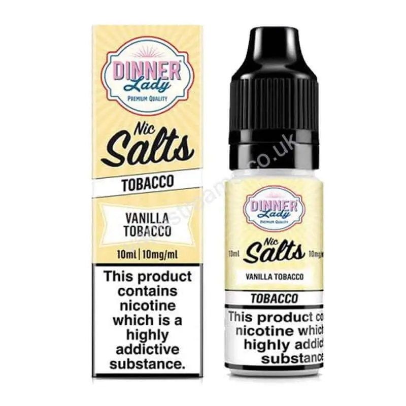 Dinner Lady Vanilla Tobacco Nic Salt E-Liquid