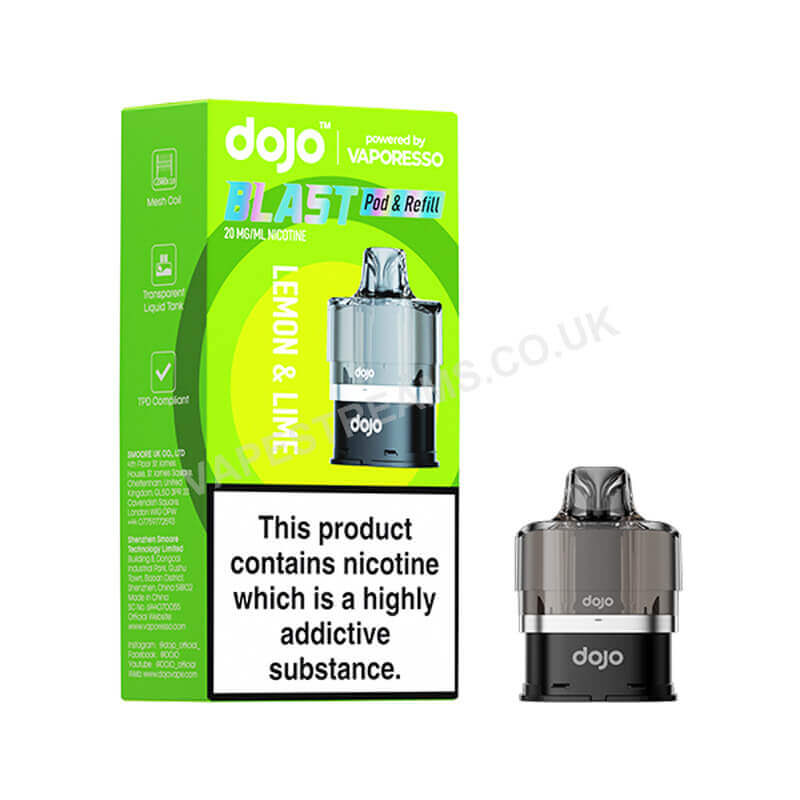 Vaporesso Dojo Blast 6000 Lemon &amp; Lime Prefilled Pods