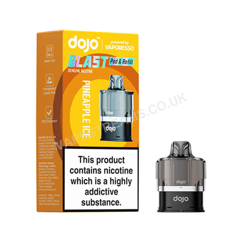 Vaporesso Dojo Blast 6000 Pineapple Ice Prefilled Pods