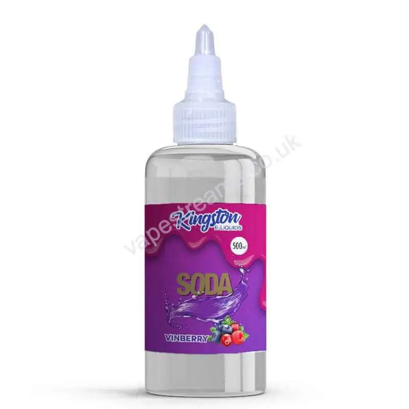 Vinberry Soda 500ml E-Liquid Shortfill by Kingston