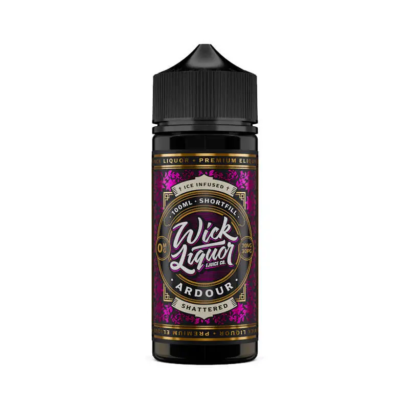 Wick Liquor Ardour Shattered 100ml E-Liquid Shortfill