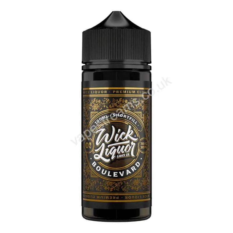 Wick Liquor Boulevard 100ml E-Liquid Shortfill