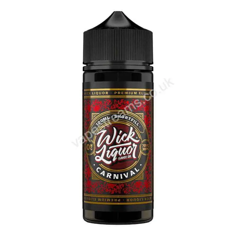 Wick Liquor Carnival 100ml E-Liquid Shortfill