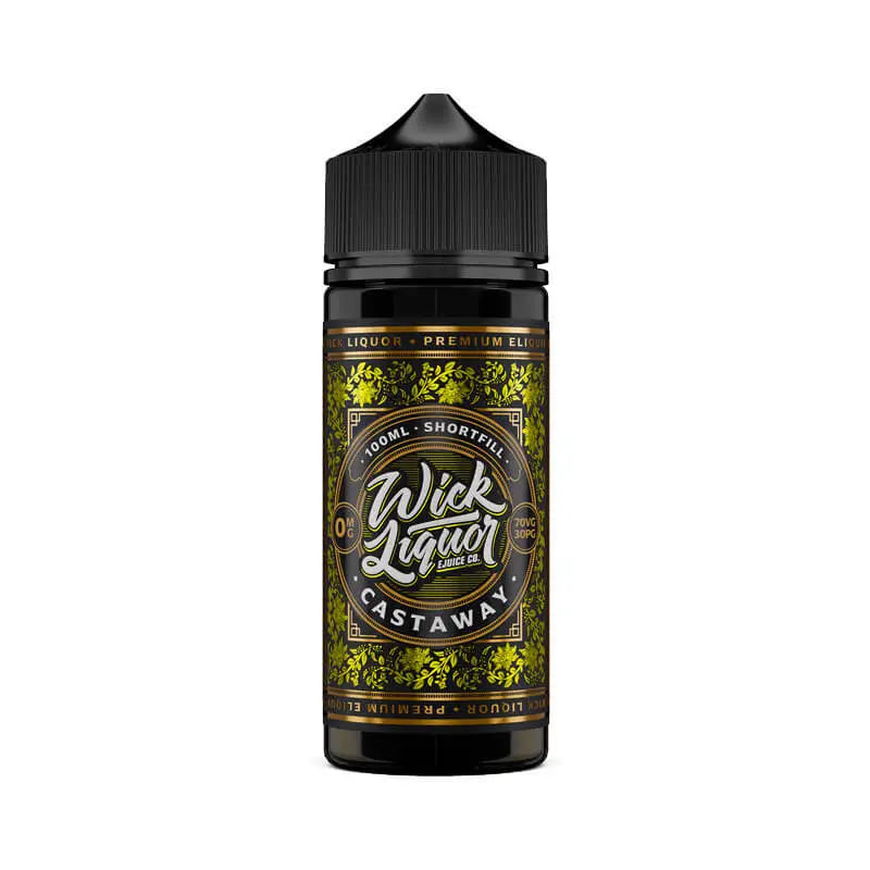 Wick Liquor Castaway 100ml E-Liquid Shortfill
