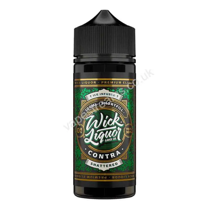 Wick Liquor Contra Shattered 100ml E-Liquid Shortfill