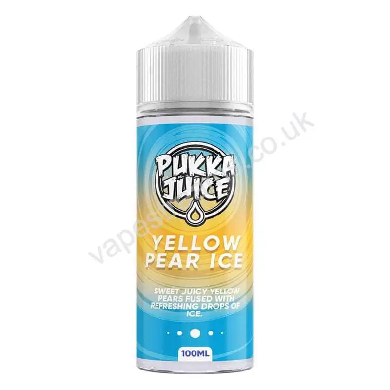 Yellow Pear Ice E-Liquid Shortfill by Pukka Juice