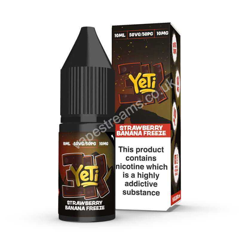 Yeti 3K Strawberry Banana Freeze Nic Salt E-Liquid