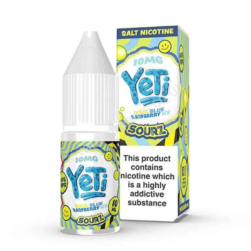 Yeti Sourz Sour Blue Raspberry Ice Nic Salt E-Liquid