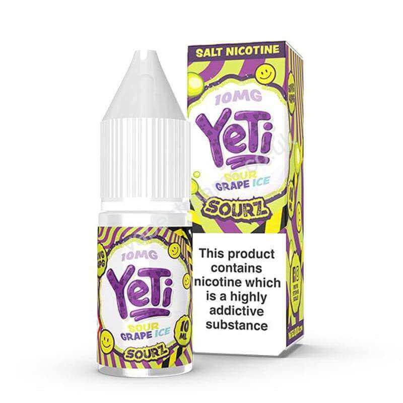 Yeti Sourz Sour Grape Ice Nic Salt E-Liquid