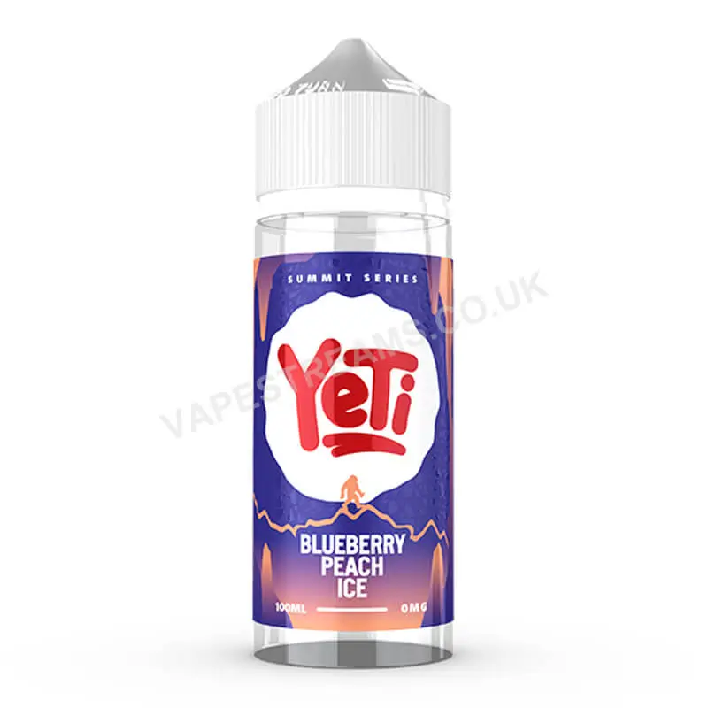 YeTi Summit Series Blueberry Peach Ice E-Liquid Shortfill